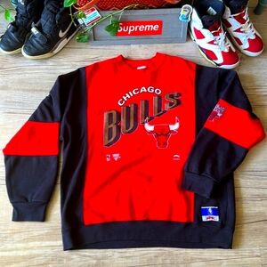NUTMEG Vintage Crewneck Chicago Bulls Sweatshirt OG official NBA Athletic LNC